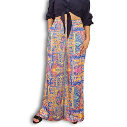 شلوار فرش رنگ ترکیبی