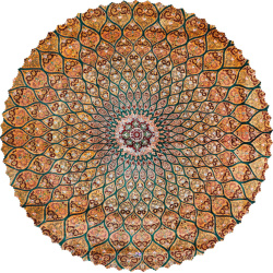 رومیزی مخمل دایره فرش ماهی