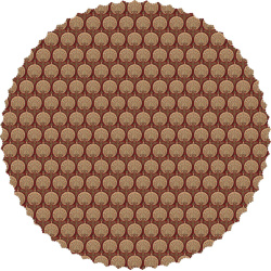 رومیزی مخمل گرد سنوبر