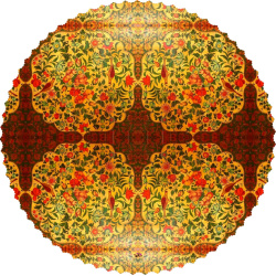 رومیزی مخمل گرد سقف چرمی