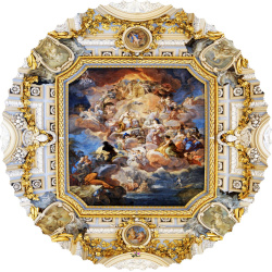 رومیزی مخمل گرد ورسای