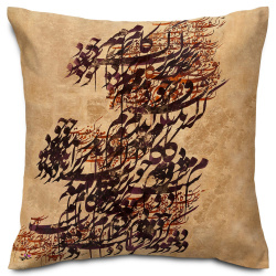 کوسن مخمل خط نقاشی