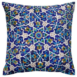 کوسن کاشی کاری کبود