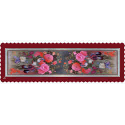 رانر مخمل گل و مرغ