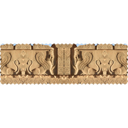 رانر مخمل شیر مردان بالدار تخت جمشید