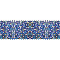 رانر مخمل کاشی کاری کبود