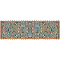 رانر مخمل کاشی برجسته