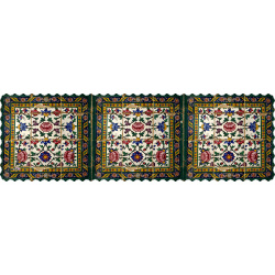 رانر مخمل لوتوس گل قرمز