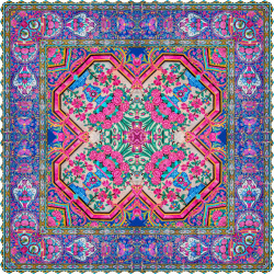 رومیزی مخمل مربع نصیرالملک