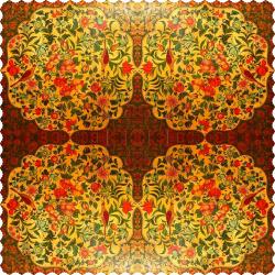 رومیزی مخمل مربع سقف چرمی