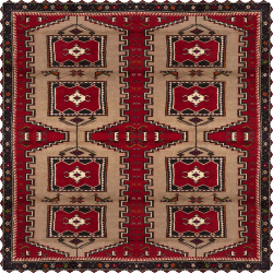 رومیزی مخمل مربع فرش پشم