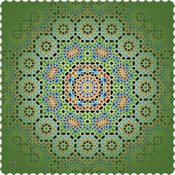 رومیزی مخمل مربع مراکش