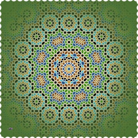 رومیزی مخمل مربع مراکش