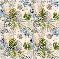 رومیزی مخمل مربع فانتزی برگ انجیری