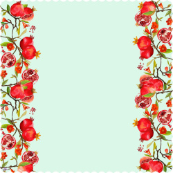 رومیزی مخمل مربع یلدا نارین