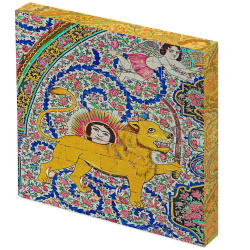 جا کلیدی دیواری طرح کاشی ارم