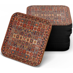 زیر لیوانی چوبی MDF خشتی