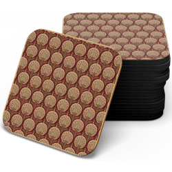 زیر لیوانی چوبی MDF سنوبر