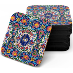 زیر لیوانی چوبی MDF ترنج