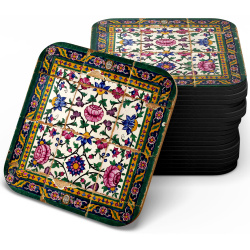 زیر لیوانی چوبی MDF لوتوس