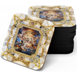 زیر لیوانی چوبی MDF ورسای