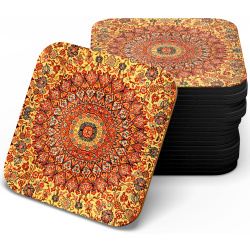 زیر لیوانی چوبی MDF خورشید