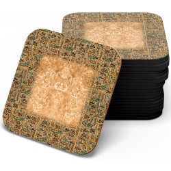 زیر لیوانی چوبی MDF  کوفی