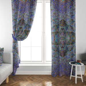 پرده مخمل مقرنس