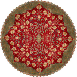 رومیزی مخمل گرد دلنواز