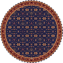 رومیزی مخمل گرد دیبا