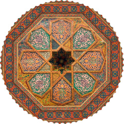 رومیزی مخمل سقف چوب و چرم