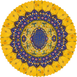 رومیزی مخمل گرد خسرو و شیرین