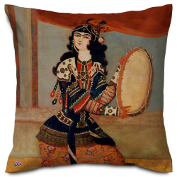 کوسن زن دف نواز