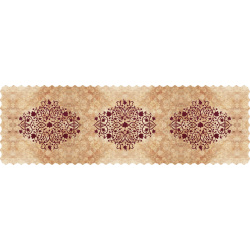 رانر مخمل گل چرمی