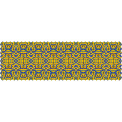 رانر فرش کاشی زرد