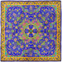 پوشت (دستمال جیب) گل افشان