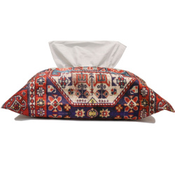 کاور جعبه دستمال کاغذی گل قشقاقی
