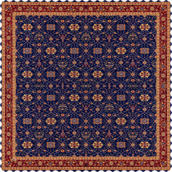 رومیزی مخمل مربع دیبا