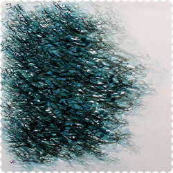 رومیزی مخمل مربع خط نقاشی استاد احمد محمدپور2