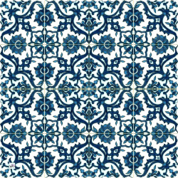 رومیزی مربع کاشی آبگینه