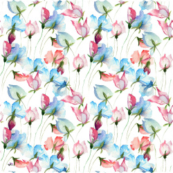 رومیزی مربع گل ابرنگی متنوع