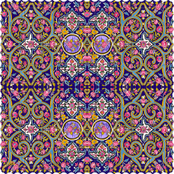 رومیزی مخمل مربع ارغوان