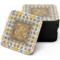 زیر لیوانی چوبی MDF کاشی نصیر الملک