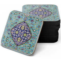 زیر لیوانی چوبی MDF کاشی شمس فیروز