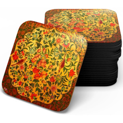 زیر لیوانی چوبی MDF سقف چرمی