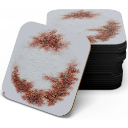 زیر لیوانی چوبی mdf خط نقاشی 1 استاد احمد محمدپور