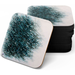 زیر لیوانی چوبی mdf نقاشی 2 استاد احمد محمدپور