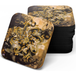 زیر لیوانی چوبی mdf هیچ