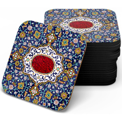 زیر لیوانی چوبی mdf فرش وکتور