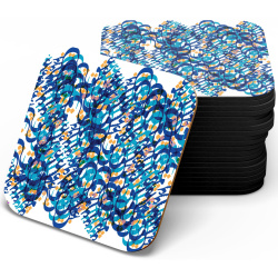 زیر لیوانی چوبی mdf کالیگرافی عشق